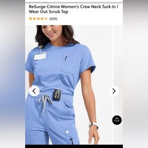 Resurge Ceil Blue Scrubs